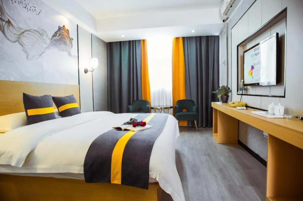 Bed in Jintone Hotel Beiliu Yongan Branch