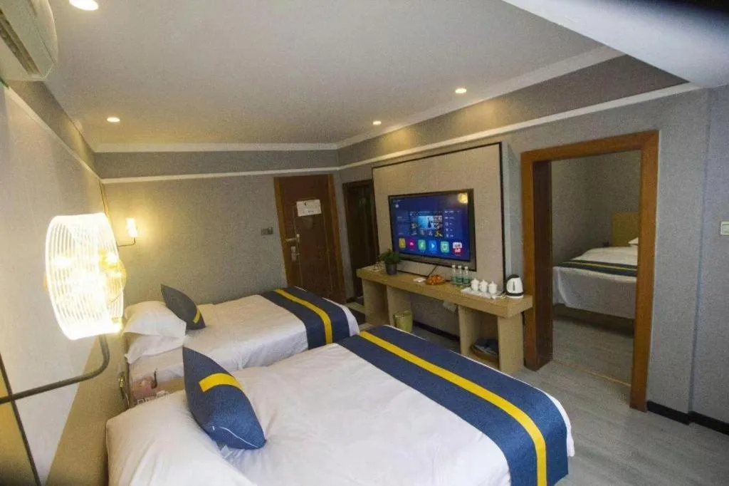 Bed in Jintone Hotel Beiliu Yongan Branch