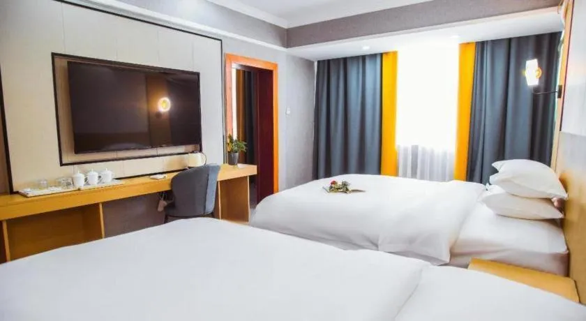 Bed in Jintone Hotel Beiliu Yongan Branch