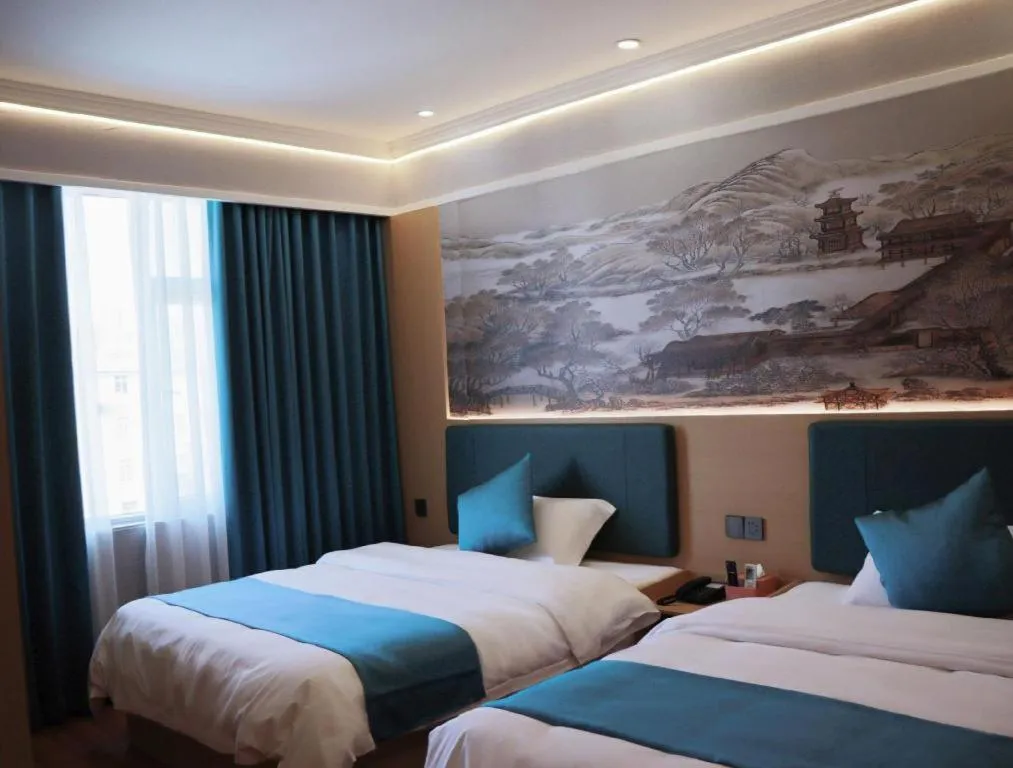 Bed in Jintone Hotel Beiliu Yongan Branch