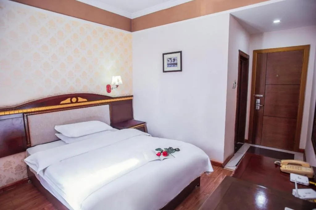 Bed in Jintone Hotel Beiliu Yongan Branch
