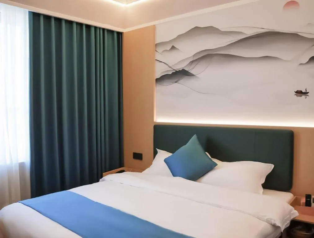Bed in Jintone Hotel Beiliu Yongan Branch