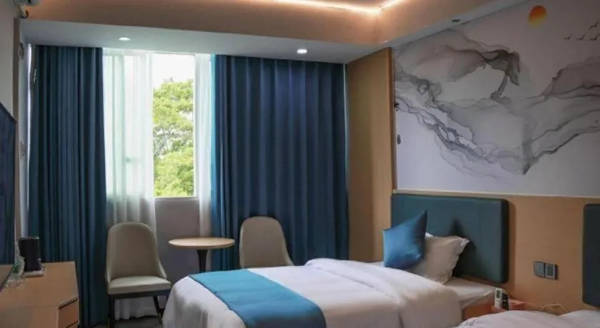Bed in Jintone Hotel Beiliu Yongan Branch