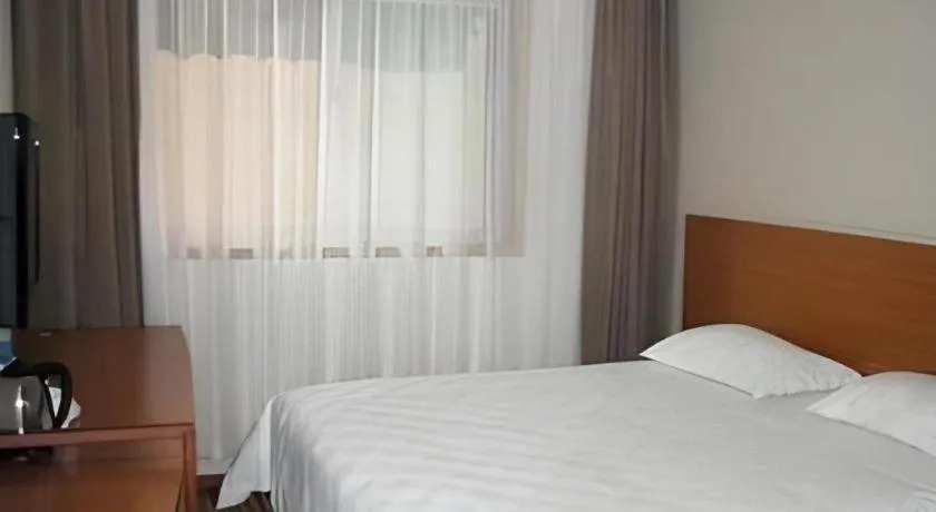 Bed in Jinjiang Inn Style Taiyuan South Inner Ring North Campus Finance and Economics University