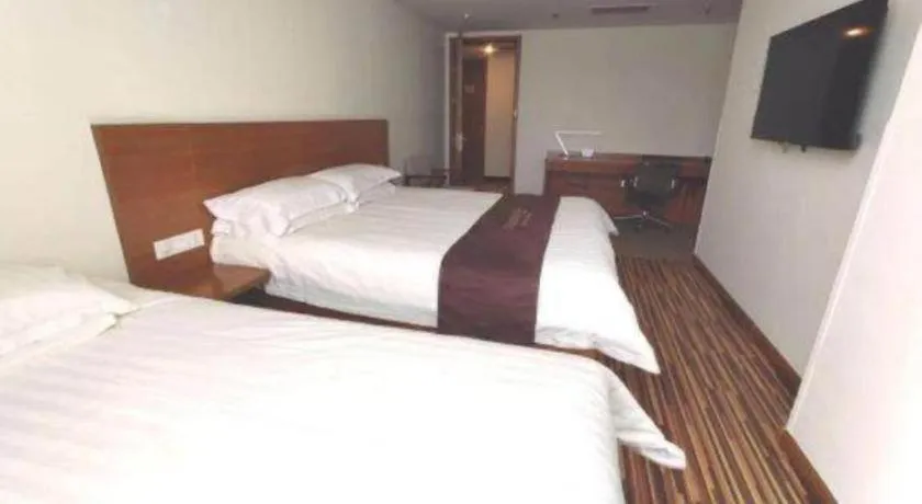 Bed in Jinjiang Inn Style Taiyuan South Inner Ring North Campus Finance and Economics University