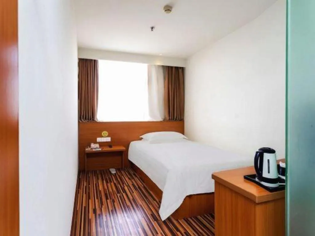 Bed in Jinjiang Inn Style Taiyuan South Inner Ring North Campus Finance and Economics University