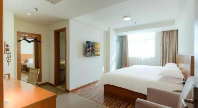 Bed in Jinjiang Inn Style Taiyuan South Inner Ring North Campus Finance and Economics University