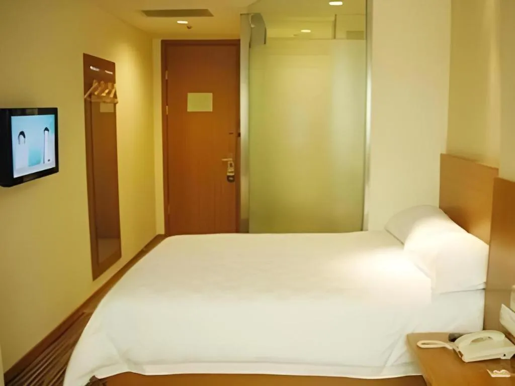 Bed in Jinjiang Inn Style Taiyuan South Inner Ring North Campus Finance and Economics University