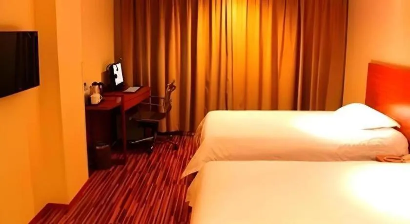 Bed in Jinjiang Inn Style Taiyuan South Inner Ring North Campus Finance and Economics University