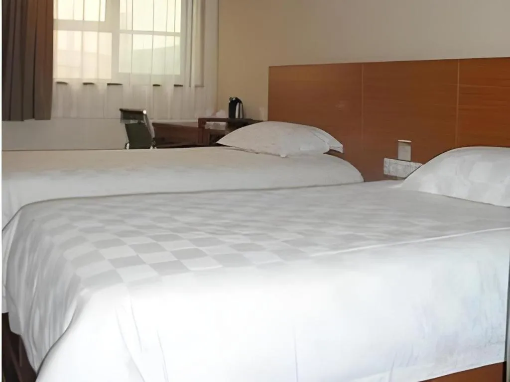 Bed in Jinjiang Inn Style Taiyuan South Inner Ring North Campus Finance and Economics University