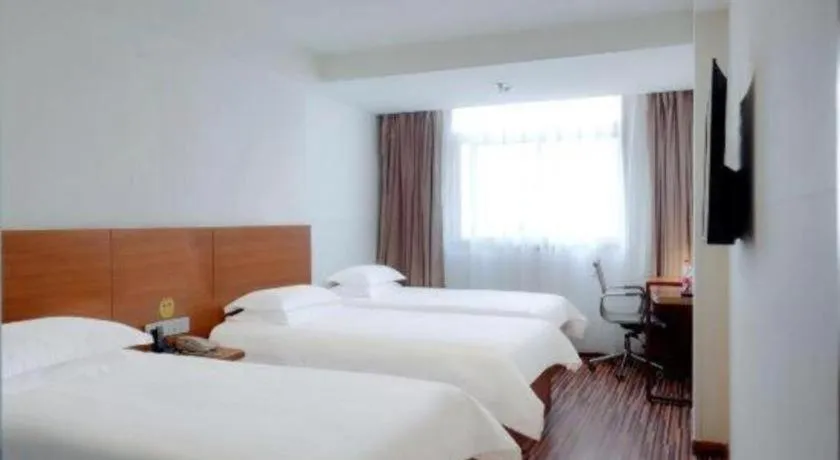 Bed in Jinjiang Inn Style Taiyuan South Inner Ring North Campus Finance and Economics University