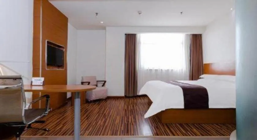 Bed in Jinjiang Inn Style Taiyuan South Inner Ring North Campus Finance and Economics University