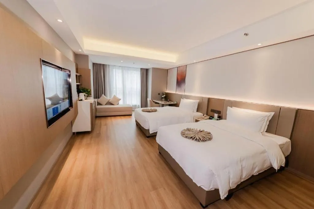 Bed in Chengdu Antai Century Hotel