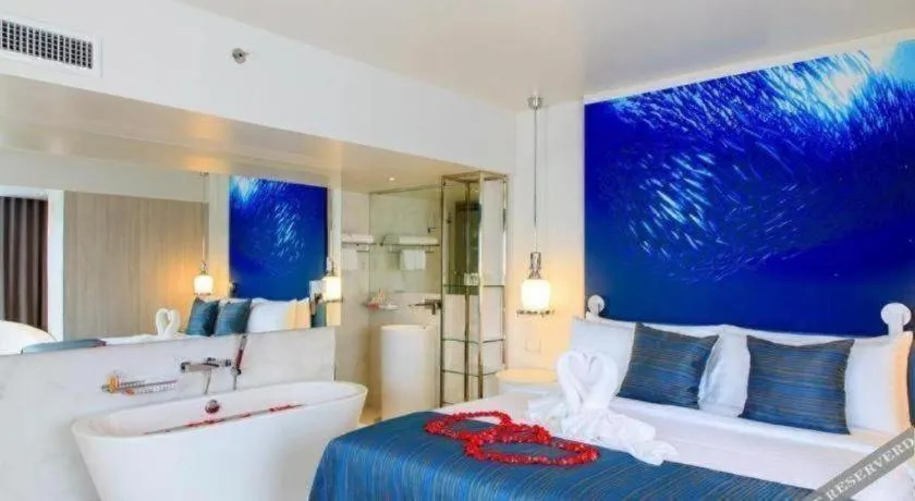 Bed in Grand Scenaria Hotel