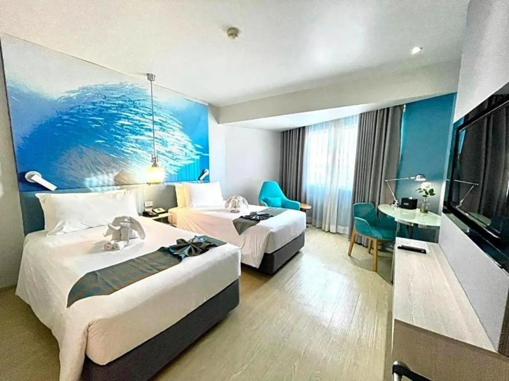 Bed in Grand Scenaria Hotel