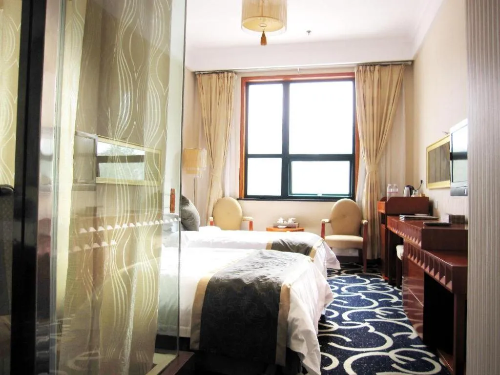 Bed in Pingdingshan Feixing Crowne Plaza Hotel