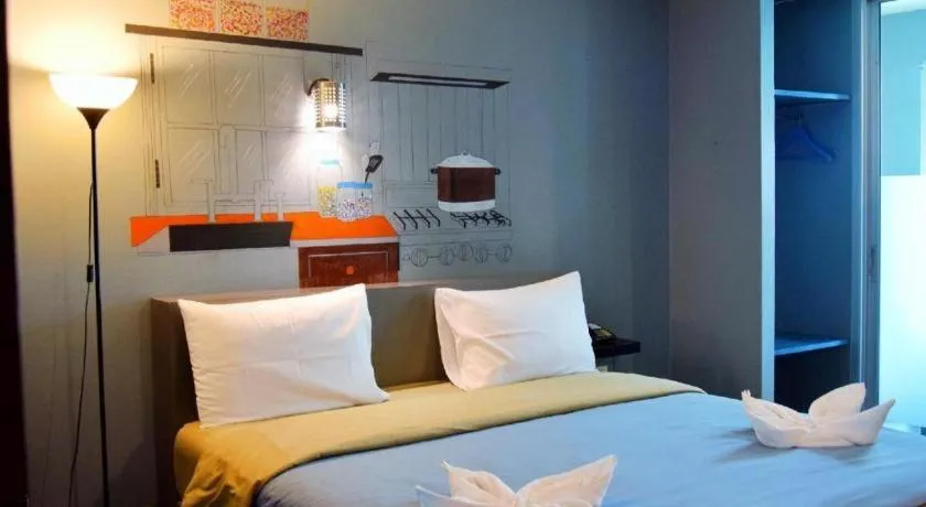 Bed in Z2 Boutique Hotel