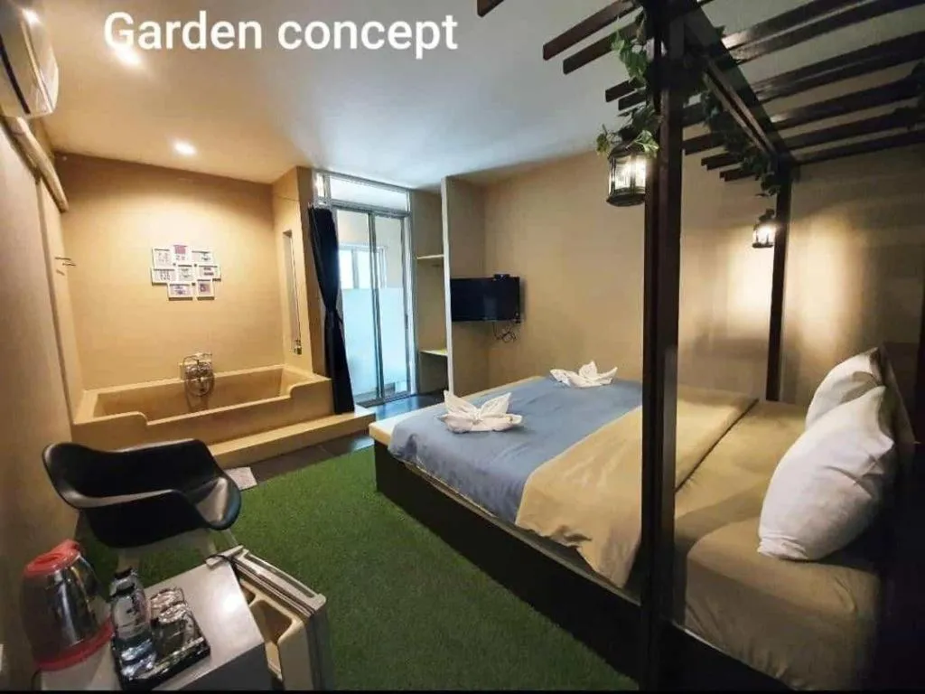 Bed in Z2 Boutique Hotel