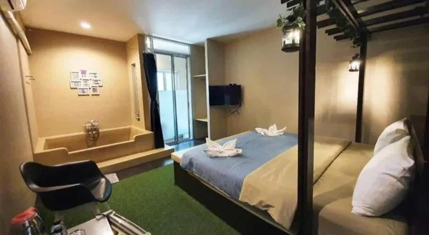 Bed in Z2 Boutique Hotel