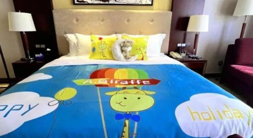 Bed in Wuhan Soluxe Hotel