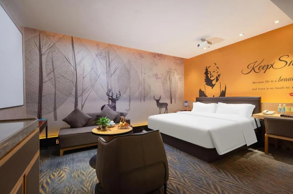 Bed in Quanzhou Binhai Hotel