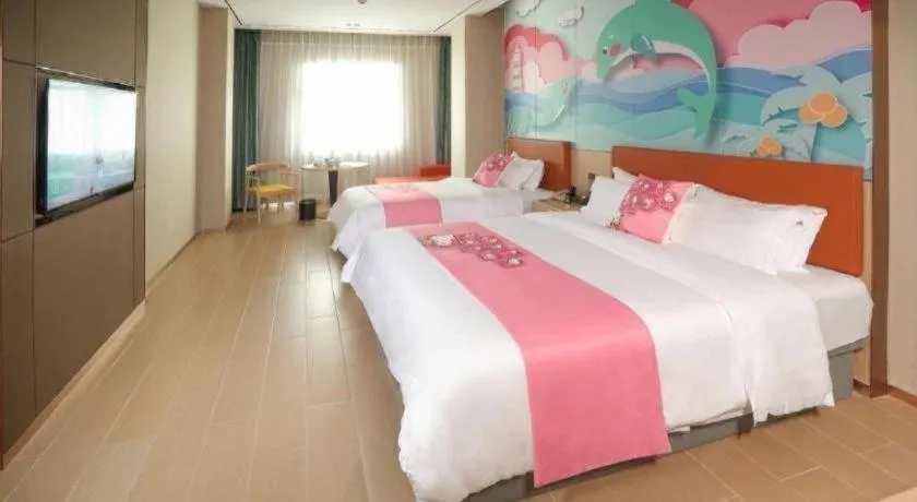 Bed in Quanzhou Binhai Hotel