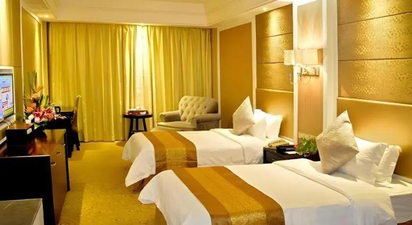 Bed in Quanzhou Binhai Hotel