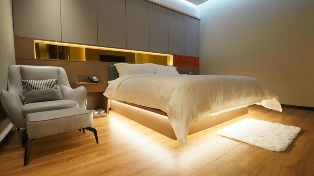 Bed in Quanzhou Binhai Hotel