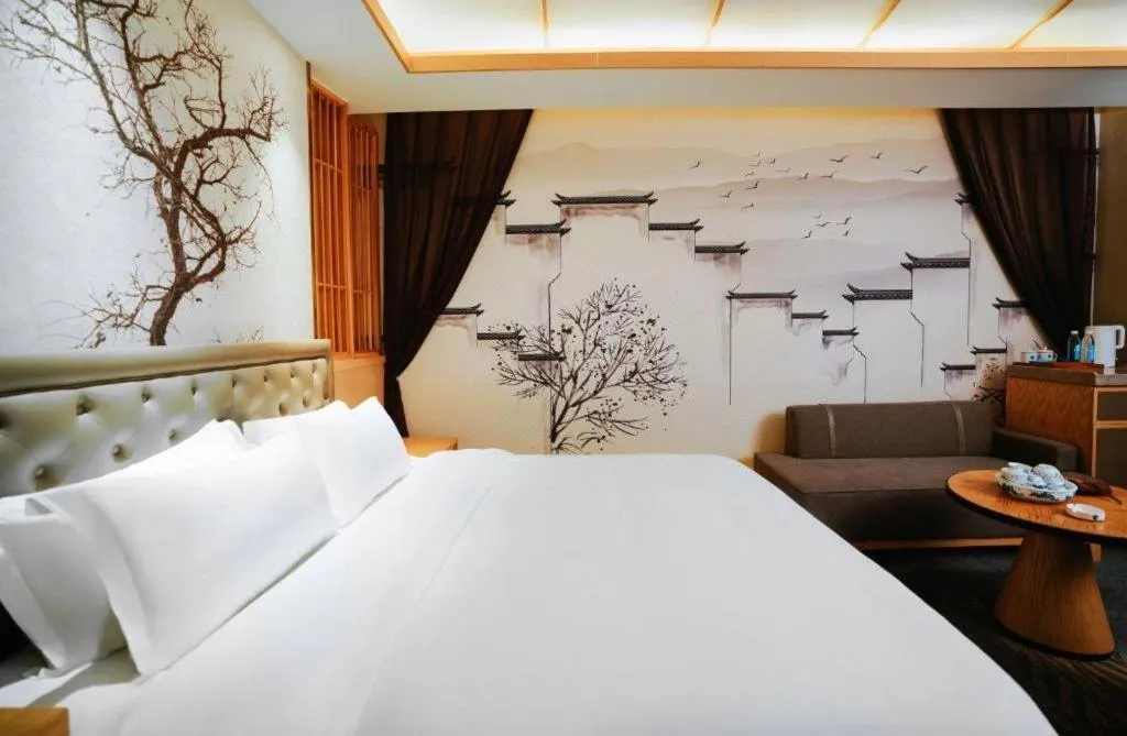 Bed in Quanzhou Binhai Hotel
