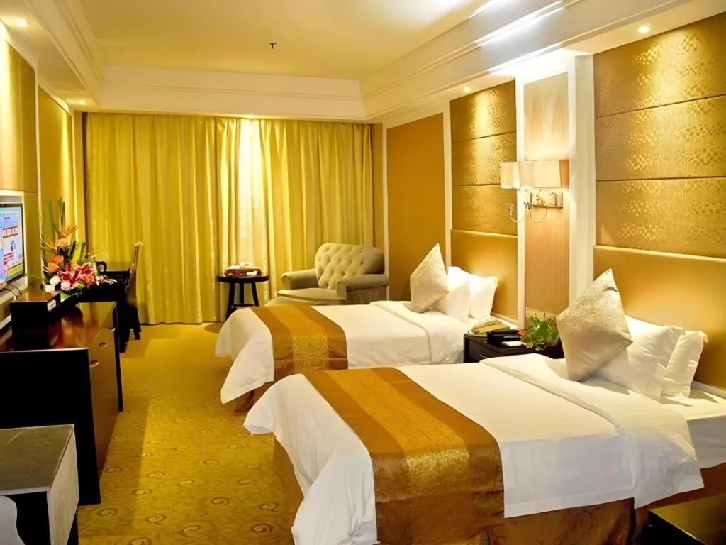 Bed in Quanzhou Binhai Hotel