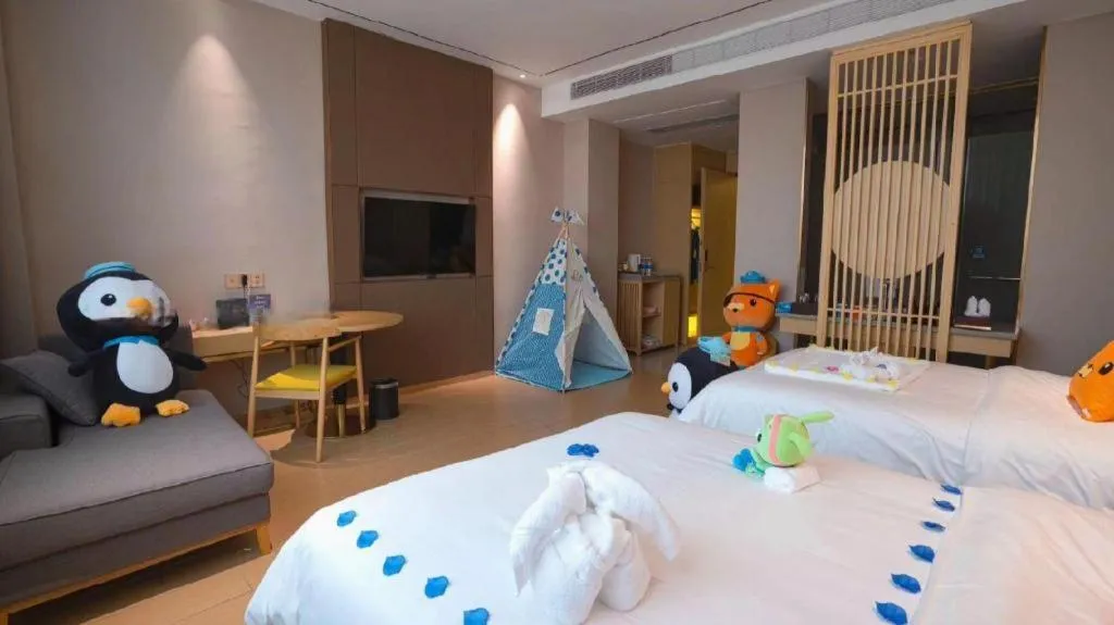 Bed in Quanzhou Binhai Hotel