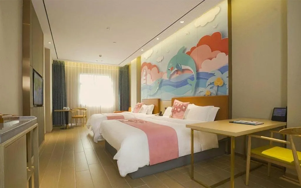 Bed in Quanzhou Binhai Hotel