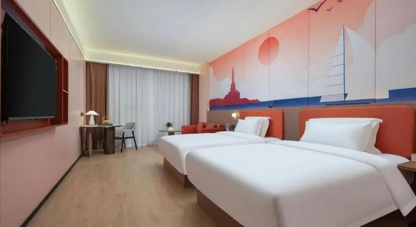 Bed in Quanzhou Binhai Hotel