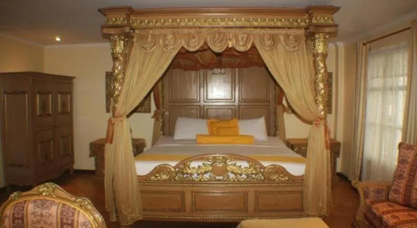 Bed in Swiss Chalet