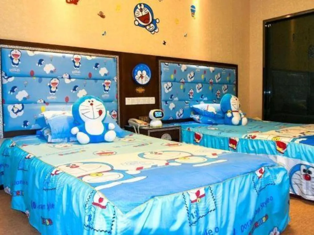 Bed in Dunhuang Dunhe Hotel