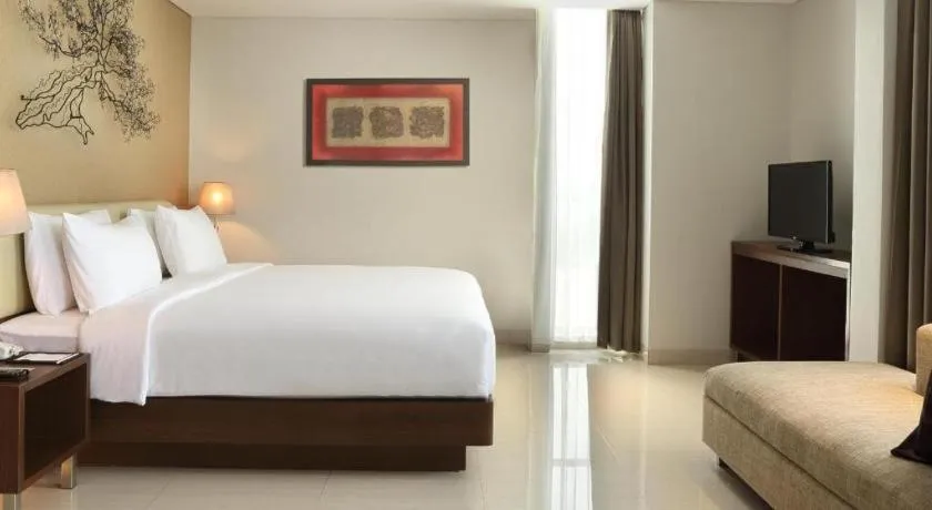 Bed in Hotel Santika Premiere Kota Harapan Indah