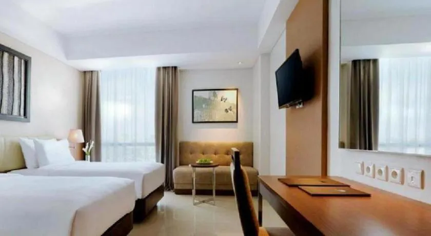 Bed in Hotel Santika Premiere Kota Harapan Indah