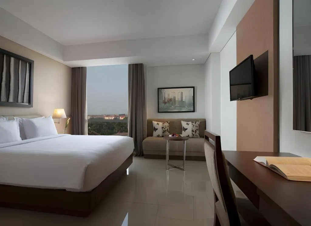 Bed in Hotel Santika Premiere Kota Harapan Indah