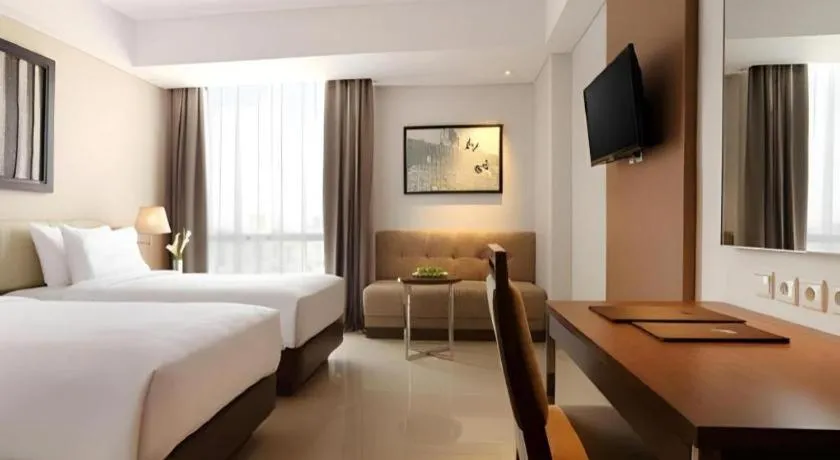 Bed in Hotel Santika Premiere Kota Harapan Indah