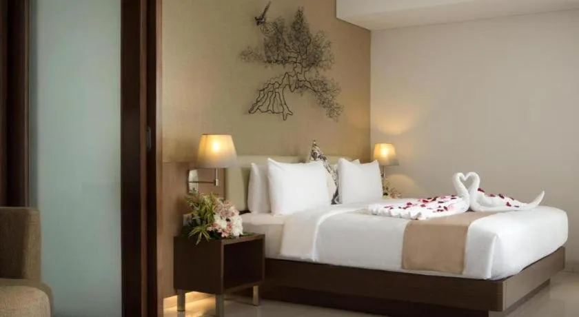 Bed in Hotel Santika Premiere Kota Harapan Indah