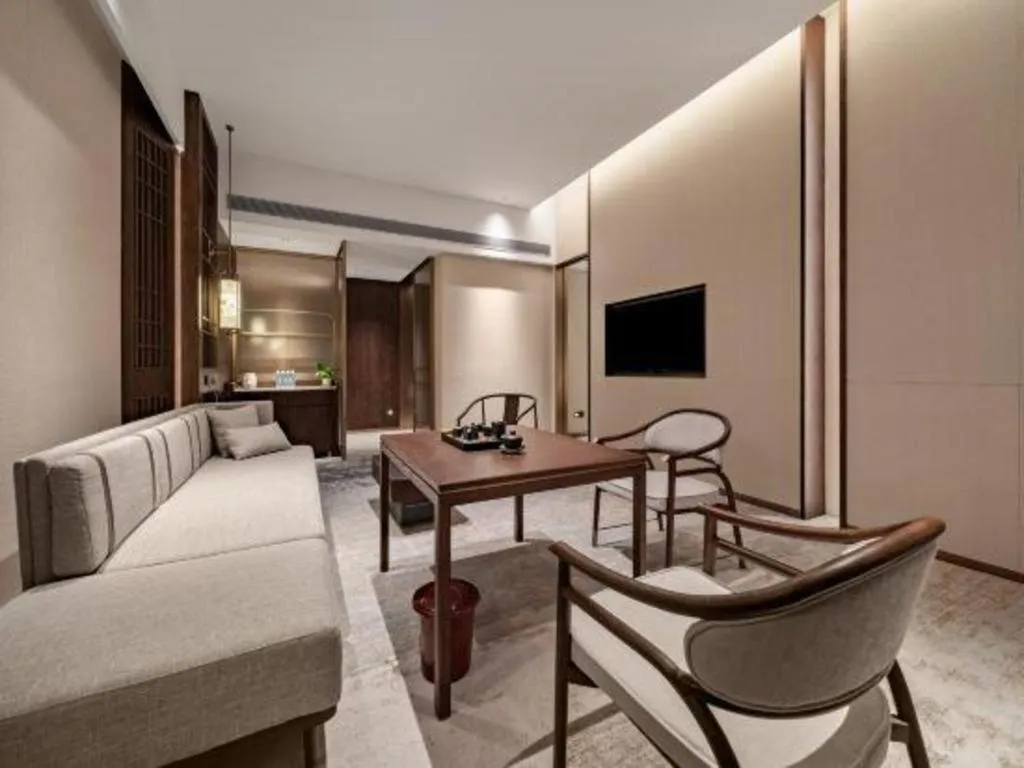 Bed in Dongguan Yingbin Hotel