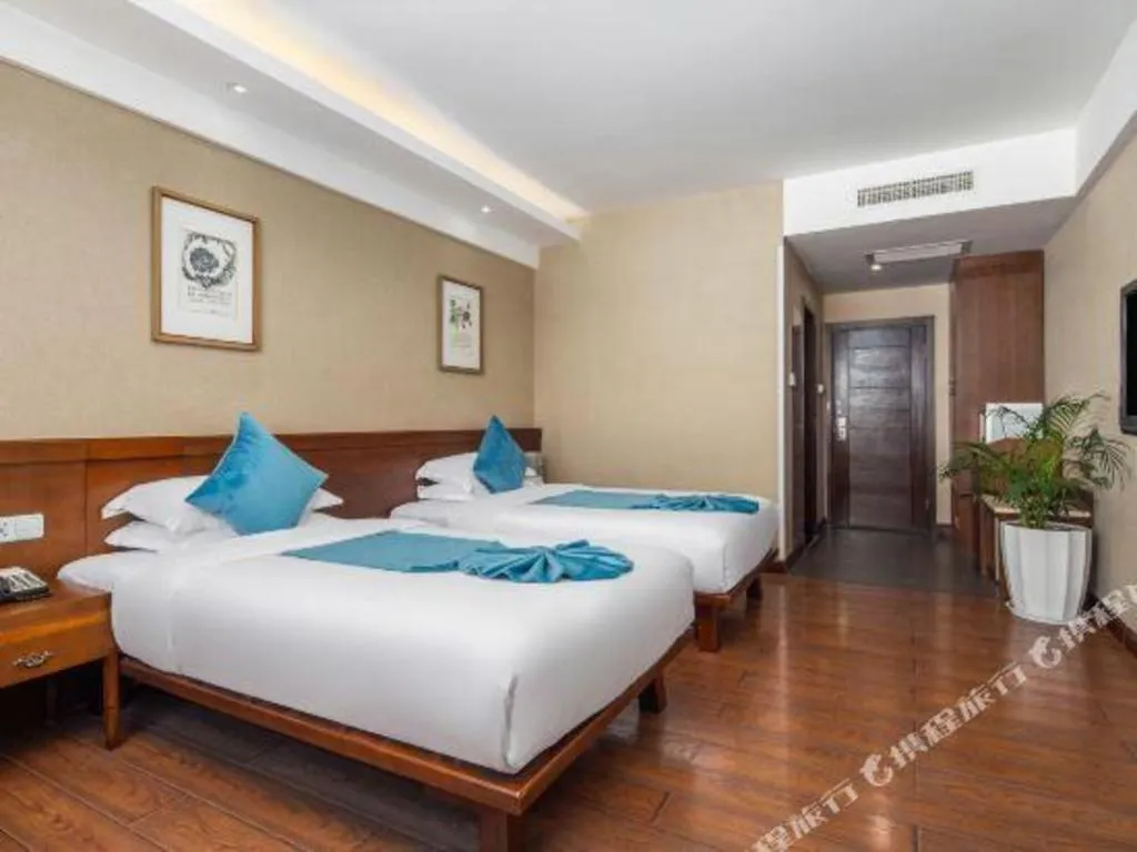 Bed in Lijiang Ziyue Hotel