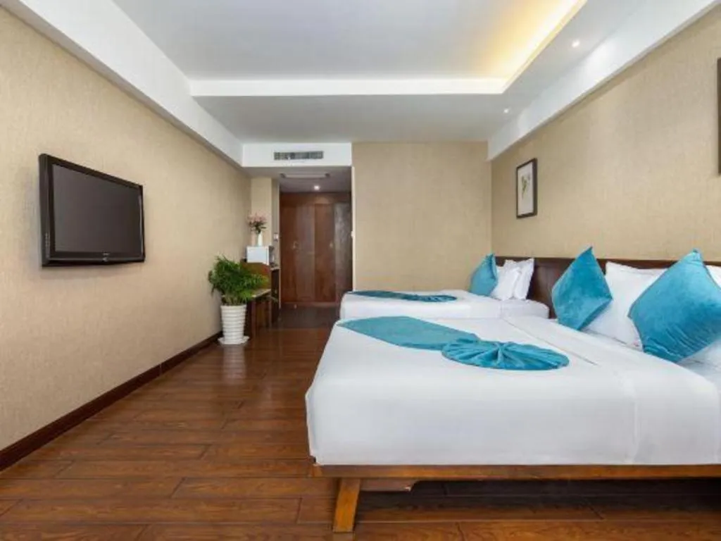 Bed in Lijiang Ziyue Hotel