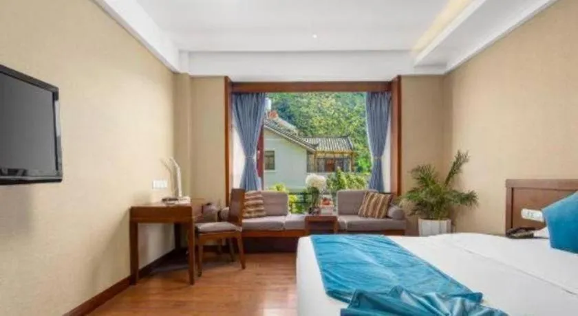 Bed in Lijiang Ziyue Hotel