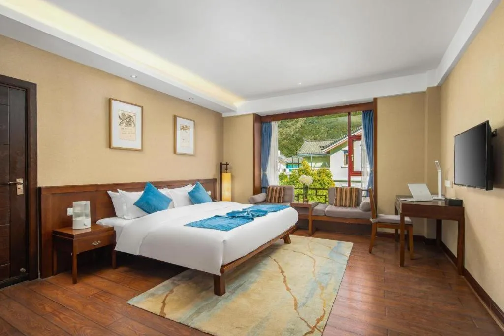 Bed in Lijiang Ziyue Hotel