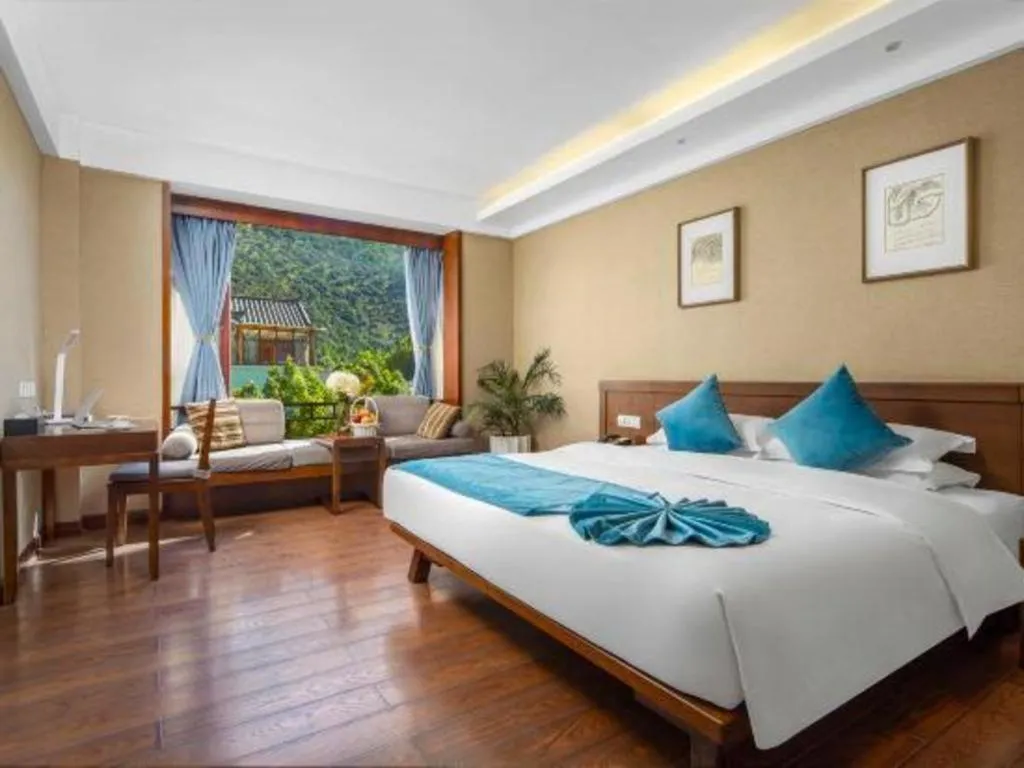 Bed in Lijiang Ziyue Hotel