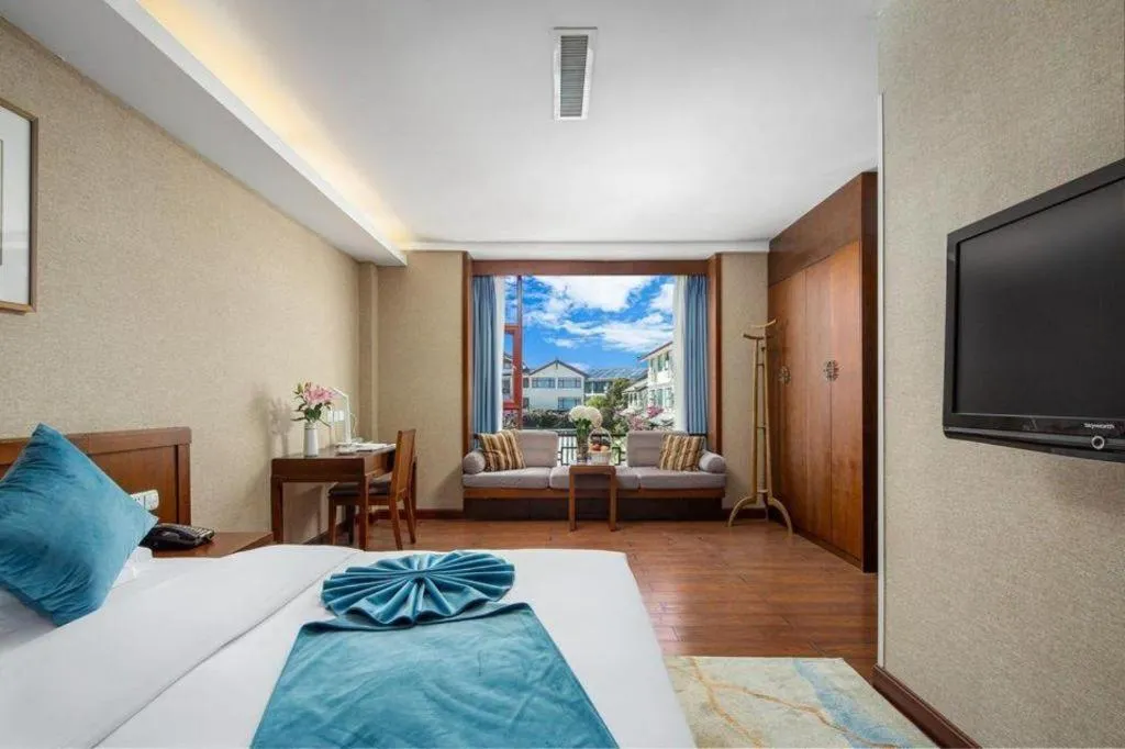 Bed in Lijiang Ziyue Hotel