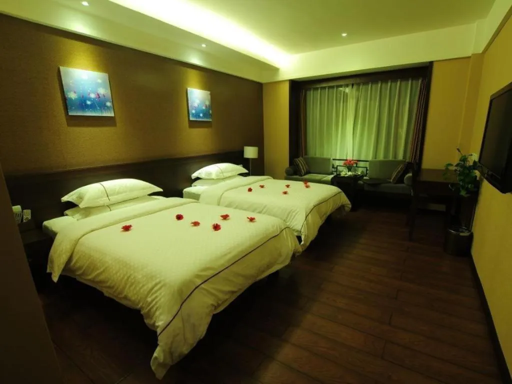 Bed in Lijiang Ziyue Hotel