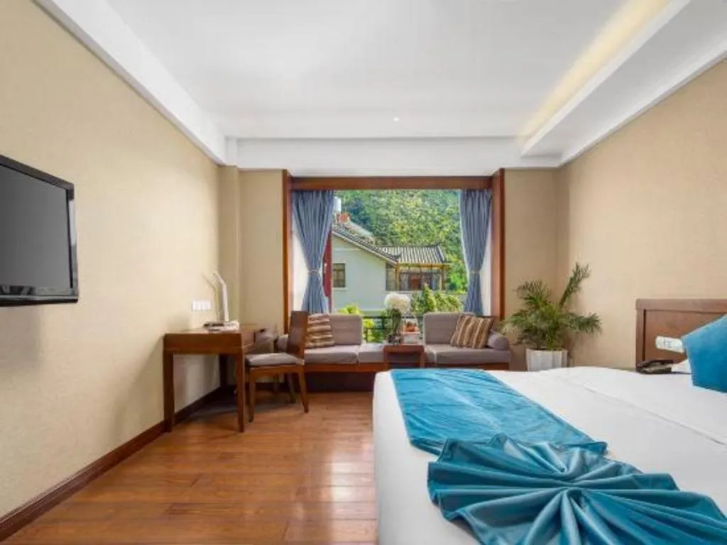 Bed in Lijiang Ziyue Hotel
