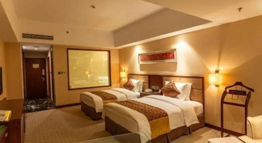 Bed in Blue Horizon International Hotel Gaomi